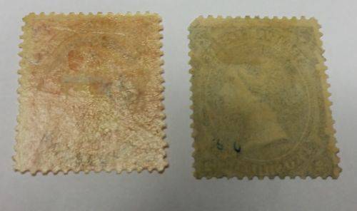 TRANSVAAL 1/2d AND 2s STAMPS