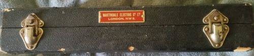 MARTINDALE ELECTRIC CO LONDON  WHEN PLUG IN TO THE ELECTRISTY THE RED LIGHT DOES COME ON