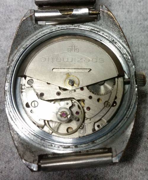 WOW A LIMIT INTERNATIONAL 26 JEWELS AUTOMATIC INCABLOC SPEZIMATIC IN WORKING CONDITION