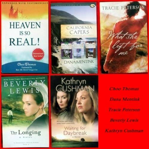 5 x Excellent books, Novels, Romance etc. Bid per book to take all.