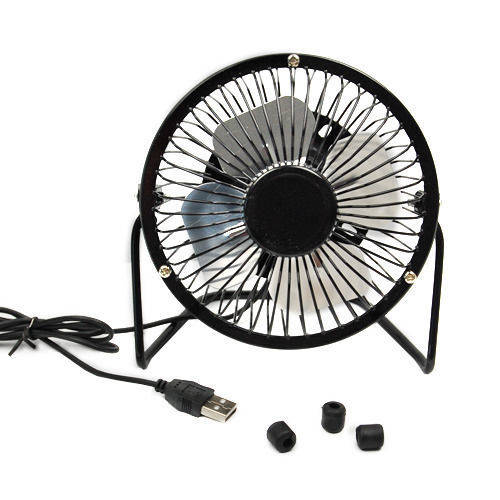Mini Desktop Metal Fan Portable for Laptop Computer PC with Usb
