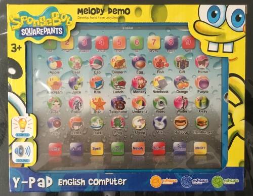 Y-PAD CHILDRENS LEARNING TABLET ENGLISH COMPUTER KIDS TOY IPAD BLUE