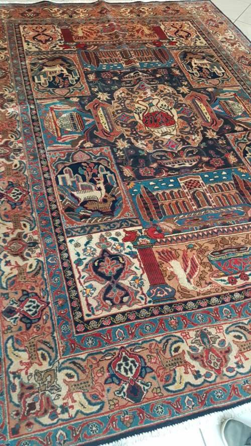 PERSIAN CARPET KASHMAR HISTORICAL DESIGN 3m x 2m HAND KNOTTED (WITH CERTIFICATE)