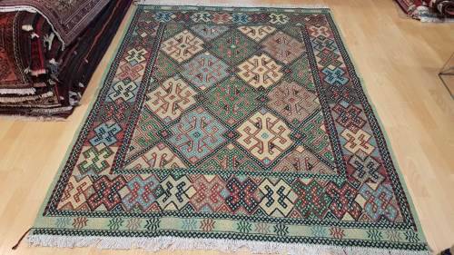 Persian Afghan Kilim Soumak 200cm x 150cm Hand Knotted