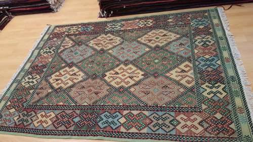 Persian Afghan Kilim Soumak 200cm x 150cm Hand Knotted