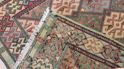 Persian Afghan Kilim Soumak 200cm x 150cm Hand Knotted