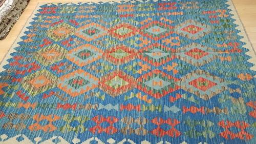 Afghan kilim 200cm x 154cm Hand Knotted