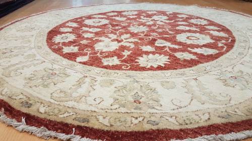 Persian Afghan Chobi Carpet 150cm x 150cm (Round) Hand Knotted