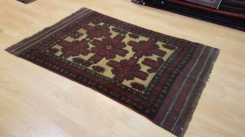 Persian Afghan Taimani Kilim&Carpet Mixture 130cm x 85cm Hand Knotted (with certificate)
