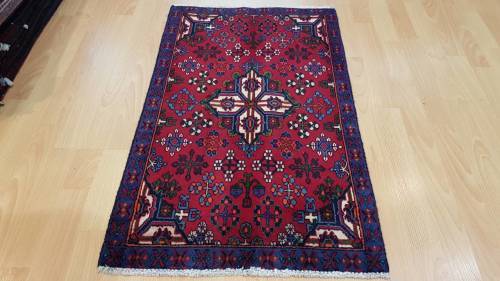 Persian Joshegan Carpet 97cm x 60cm Hand Knotted