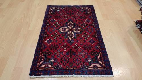Persian Joshegan Carpet 97cm x 60cm Hand Knotted