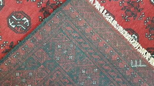 Special Offer!!Persian Red Afghan Carpet 292cm x 195cm Hand Knotted