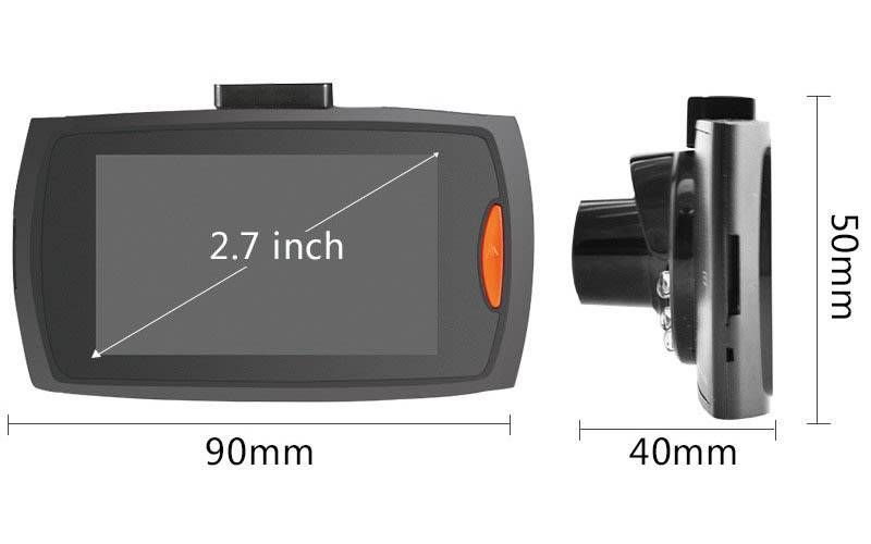 Full HD Car DVR CamCorder with Night Vison