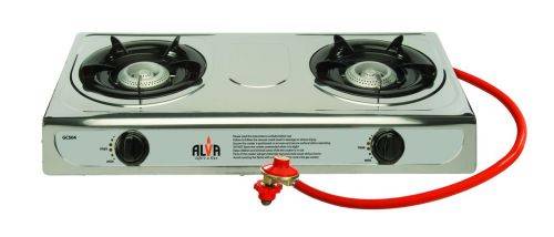 ALVA 2 Burner Gas Stove < Regulator & Hose Included >