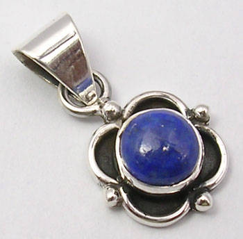 ***GORGEOUS LAPIS LAZULI*** Sterling Silver Pendant