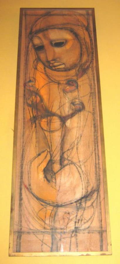 BEN MACALA (SA 1938-1997) LARGE ORIGINAL - FRAMED