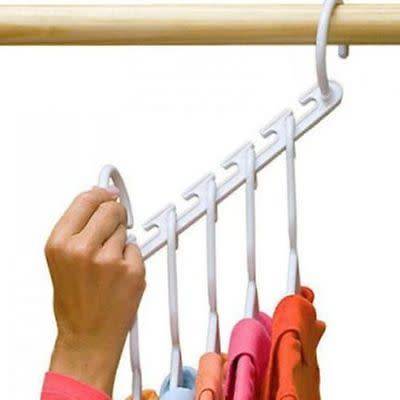 8 pcs Space Saver WONDER HANGER Magic Clothes Hook Closet Organizer