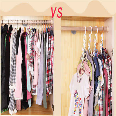 8 pcs Space Saver WONDER HANGER Magic Clothes Hook Closet Organizer