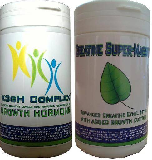 COMBO - Creatine Super-Massive & X3gH Complex (HGH) - COMBO