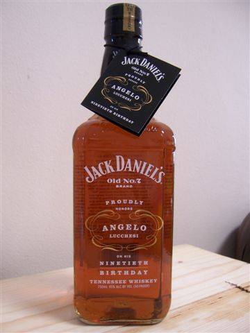 Jack Daniels 90th Birthday of Angelo Lucchesi Very Limited!