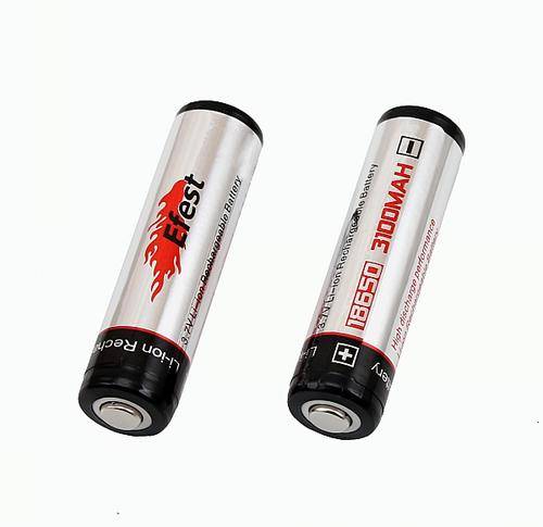 2x Efest 18650 battery 3100mAh FREE SHIPPING