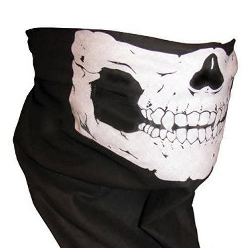 Bandana Novel Skull Bike Motorcycle Helmet Neck Face Mask Paintball Ski Headband - FREE SHIPPING