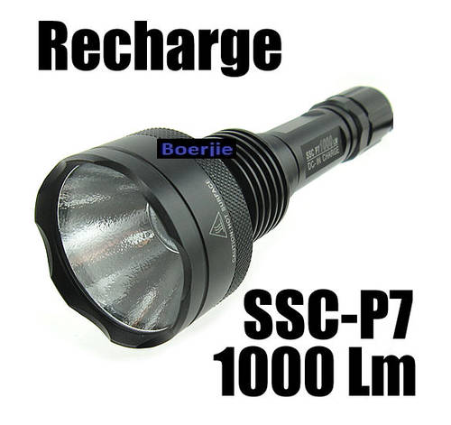 Bargain Bin SSC-P7 1000 Lum LED Torch Rechargeable Lamp Flashlight