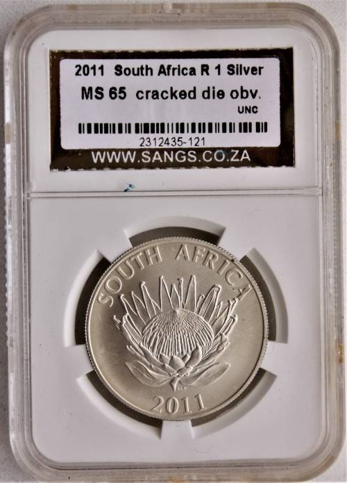 2011 ~ J.M. COETZEE UNC MINT ERROR Protea Series R1~Graded MS65 - cRaZy R1 StArT!!!