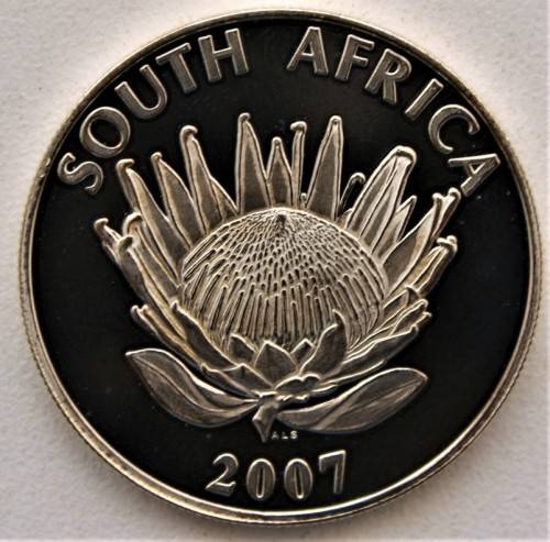 2007 ~ NELSON MANDELA UNC PROTEA SERIES RAND - R1 START