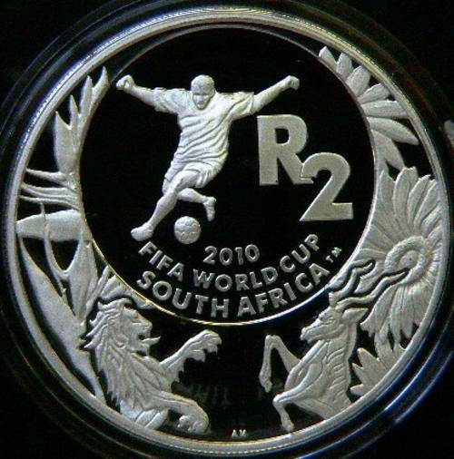 2008 FIFA OFFICIAL WORLD CUP 1oz PROOF SILVER COIN