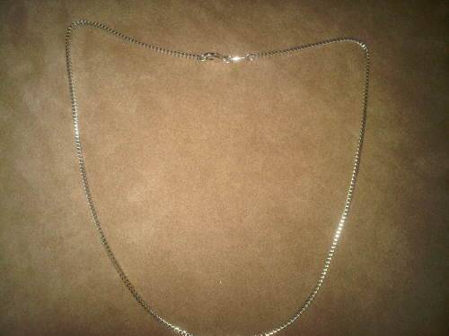 Sterling Silver Box Chain Necklace
