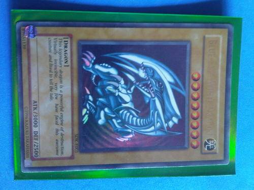 YU-GI-OH !!! : Hollographic Card - Blue Eyes White Dragon