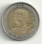 Nelson Mandela 90th Birthday R5 Coin
