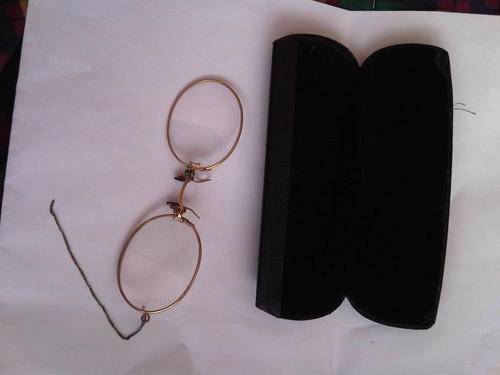 Gold Rimmed Antique Glasses