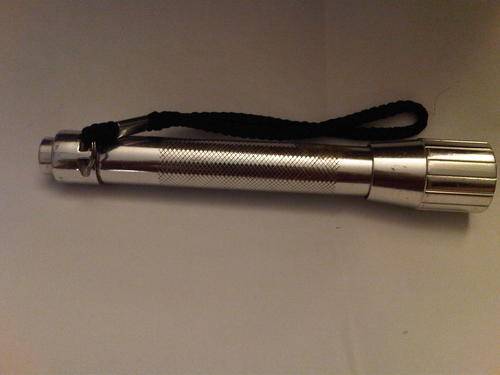 White Metal Hand Torch