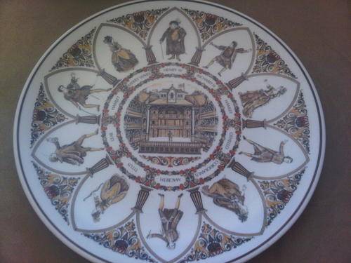 Shakespear Character Wedgewood Plate SPCA