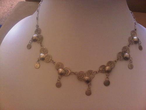Mozambiquan Hand Made Silver Necklace