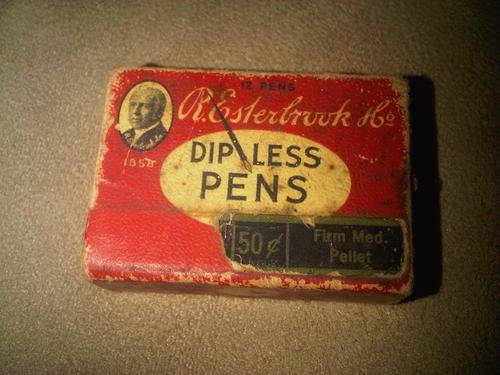 Vintage Box Of Dip Less Pen Nibs Full Box
