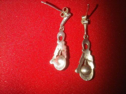 Vintage Sterling Silver Marcasite Earings