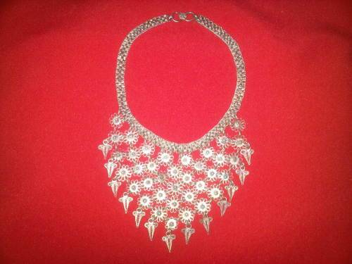 Vintage Silver Hand Made Fillagry Necklace