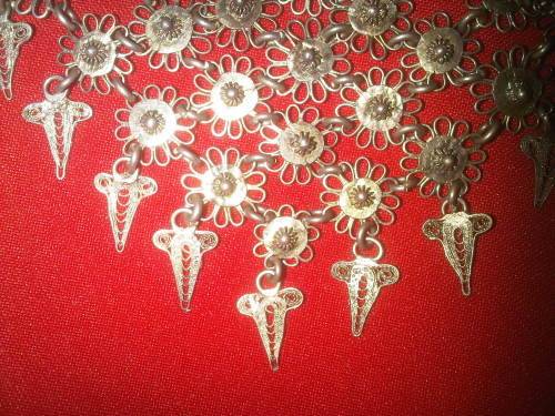 Vintage Silver Hand Made Fillagry Necklace