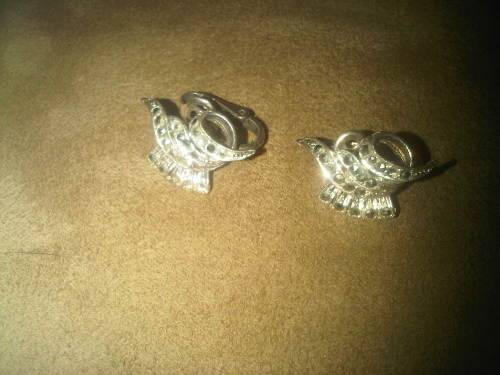 Vintage Silver ? Marcazite Earings