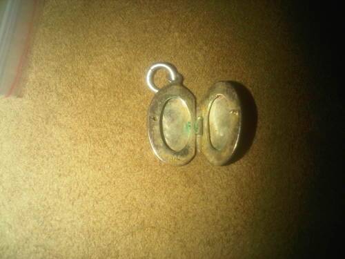 Vintage Sterling Silver Oval Locket Pendant