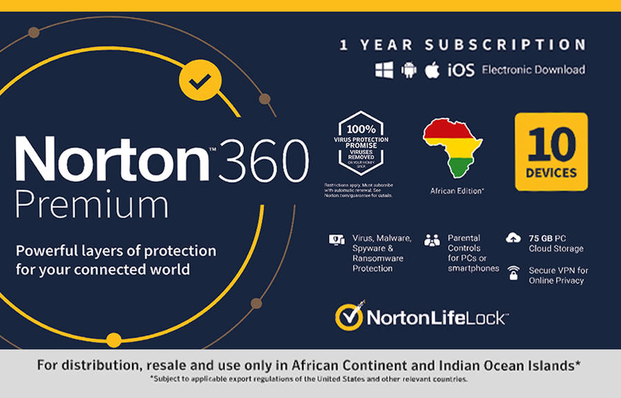 NORTON 360 PREM 75GB 1USER 10DEVICE 1YR
