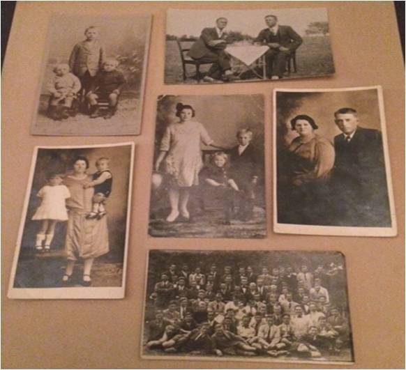 VITAGE PHOTOS 1932 - Old School Photo collection - postal cards and old photos