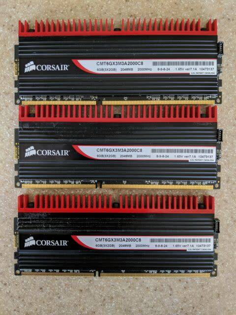 ASUS GAMING X58 SABERTOOTH, I7 CPU, 6GB DDR3 RAM