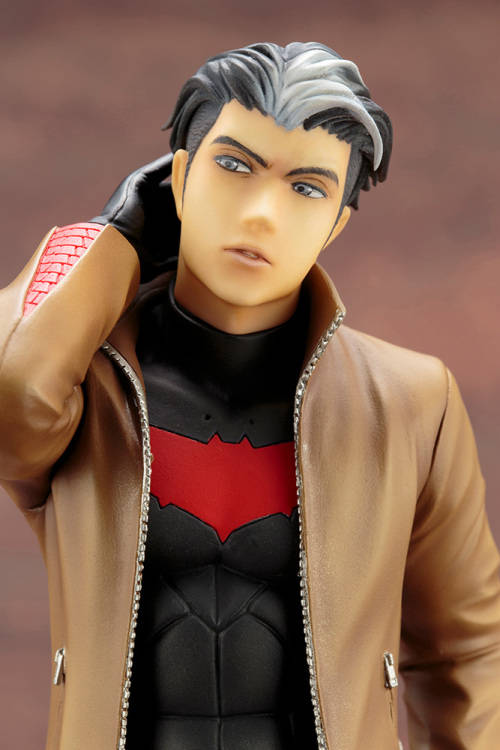 DC COMICS RED HOOD IKEMEN STATUE W/ BONUS PART NEW IN BOX