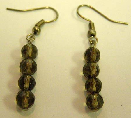 Smokey Quartz Drop Earrings