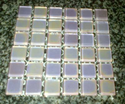 Mosaic Tiles - Pearl Purple 15 x 15 x 4 mm
