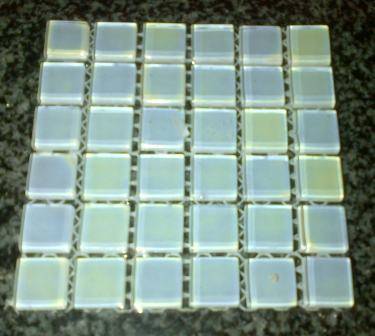 Mosaic Tiles - Pearl White 15 x 15 x 4 mm